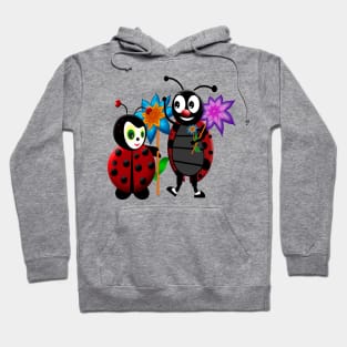 Him & Her ladybug Hoodie